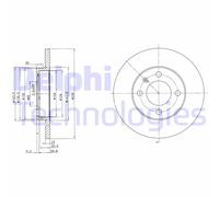 Discofreno BG2116 DELPHI per VW AUDI SEAT