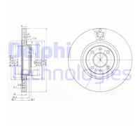 Discofreno BG2407 DELPHI per ABARTH FIAT LANCIA ALFA ROMEO