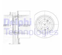 Discofreno BG2431 DELPHI per BMW