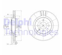 Discofreno BG2712 DELPHI per VW SEAT
