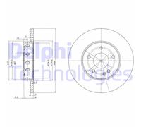 Discofreno BG2769 DELPHI per MERCEDES-BENZ