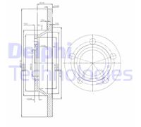 Discofreno BG2987 DELPHI per AUDI