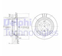 Discofreno BG3042 DELPHI per BMW