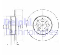 Discofreno BG3262 DELPHI per ROVER MG