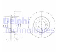 Discofreno BG3505 DELPHI per VW SEAT