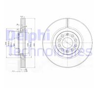 Discofreno BG3714 DELPHI per AUDI SEAT