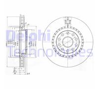 Discofreno BG3723 DELPHI per LANCIA