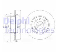 Discofreno BG3771 DELPHI per OPEL