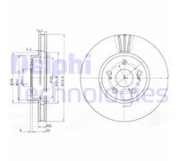 DELPHI BG3823 Disco freno