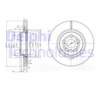 DELPHI BG3914 Disco freno