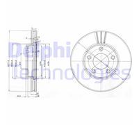 Discofreno BG3927 DELPHI per MAZDA