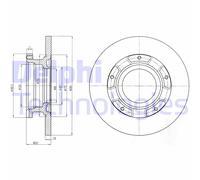 Discofreno BG4008 DELPHI per FORD