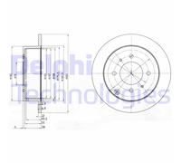 Discofreno BG4010 DELPHI per HYUNDAI KIA