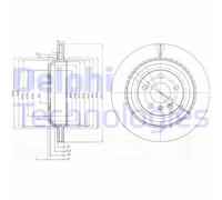 DELPHI BG4030 Disco freno
