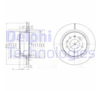 Discofreno BG4043 DELPHI per OPEL