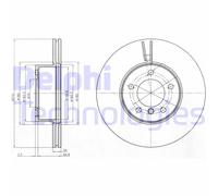 Discofreno BG4172C DELPHI per BMW