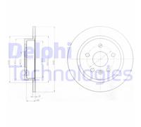 DELPHI BG4188 Disco freno