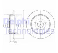Discofreno BG4313 DELPHI per CHRYSLER DODGE