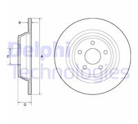 Discofreno BG4703C DELPHI per FORD