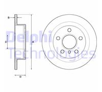 Discofreno BG4706C DELPHI per MINI