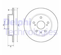 Discofreno BG4709C DELPHI per SUZUKI