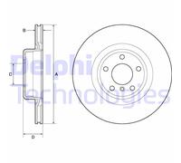 Discofreno BG4755C DELPHI per BMW