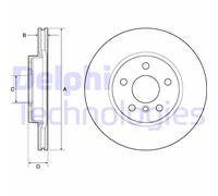 Discofreno BG4777C DELPHI per BMW MINI