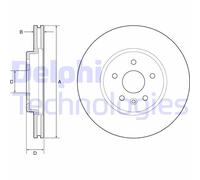 Discofreno BG4783C DELPHI per OPEL