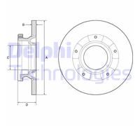 Discofreno BG4784C DELPHI per FORD
