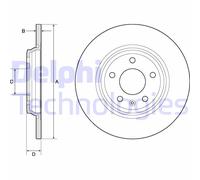 DELPHI BG4800C Disco freno