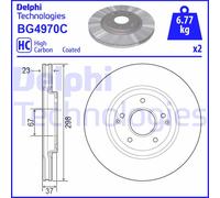 Discofreno BG4970C DELPHI per SSANGYONG