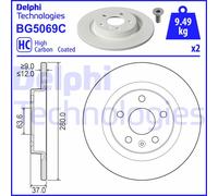 DELPHI BG5069C Disco freno
