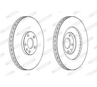 Disco freno FERODO DDF1661C-1 anteriore, ventilato, 1 Pezzo