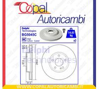 Discofreno DELPHI BG5045C per MERCEDES-BENZ