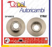 Discofreno TRW DF4985S per IVECO