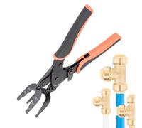 Disconnect Tongs Pipe Tool, Multi Size Tube Grip Remover Tool, Precision Disconnecting Pliers with Durable Metal Build Design, Home Repair Use Set, Plumbing Work Kit, Tongs for Under Sink Repair