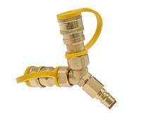 Disconnettere Rapidamente 3/8 Y Splitter/Separatore Adattatore Naturale Adattatore Per Duratura Connect/Separatore Quick Connect/