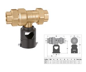DISCONNETTORE ANTINQUINAMENTO 573 CALEFFI MODELLO NORMALMENTE CHIUSO