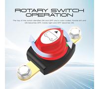 Disconnettore Batteria A Posto Laterale Interruttore Batteria 12-48V Heavy Duty