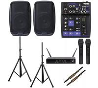 DISCOPIU IMPIANTO AUDIO 854 PACK impianto audio per karaoke feste piccoli locali