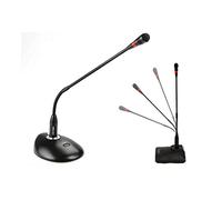 DISCORAMA® - MICROFONO DA TAVOLO PROFESSIONAL, MICROFONO PER CONFERENZE MEETING, BASE MICROFONICA PER CHIESE DIFFUSIONE DI ANNUNCI CON INTERRUTTORE ON OFF