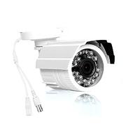 DISCORAMA TELECAMERA CCTV 2 MPX CCD, VIDEO CAMERA VIDEOSORVEGLIANZA AD INFRAROSSI HD 1080P PAL, VIDEOCAMERA 24 LED 3,6MM 2000TVL 12V/1A