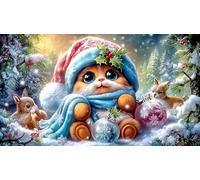 discord_Santa-Claus Puzzle da 1000 pezzi per giocattoli per bambini Giochi di puzzle stimolanti per la famiglia 38x26cm/1000pcs