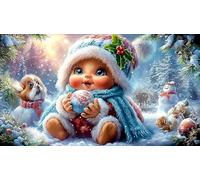 discord_Santa-Claus Puzzle da 1000 pezzi per la famiglia Giochi stimolanti e intellettuali Decorazione 38x26cm/1000pcs