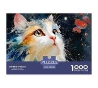 Discord_sinoshow_24085_a_beautiful_cat_a_close-up_portrait_long_hair_bl_772a3e24-8cc4-4e4d-aa11-d1f6b54c1cf4_2 1000 Pezzi Puzzle Divertente Ed Emozionante Gioco Del Puzzle, Juego Familiar Anti-Estrés
