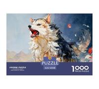 Discord_sinoshow_24085_a_large_and_powerful_dog_running_on_the_battlefi_c7a97aae-0f7e-4102-a77c-7675fb7ca92e_2 1000 Pezzi Puzzle Divertente Ed Emozionante Puzzle, Juego Familiar Anti-Estrés, Regalo D