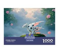 Discord_sinoshow_24085_a_majestic_white_mech_dragon_with_wings_black_bo_3031b762-57eb-45c0-8eb7-b42c891d622a_4 1000 Pezzi Puzzle Difficile, Impegnativo, Quasi Impossibile Gioco Del Puzzle, Regalo De