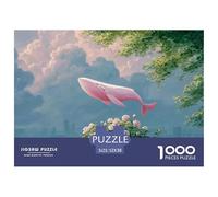 Discord_sinoshow_24085_a_pink_whale_floating_over_los_angeles_in_the_st_6e3ad57e-b293-4d2b-93ff-603e9ee67950_1 1000 Pezzi Puzzle Stimolante Ed Educativo Puzzle, Juguetes Educativos Únicos Y Estimulan