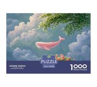 Discord_sinoshow_24085_a_pink_whale_soars_through_the_sky_above_los_ang_7627ea6b-3840-4705-abda-e21ddfa26b19_3 1000 Pezzi Puzzle Stimolante Ed Educativo Gioco Del Puzzle, Juguetes Educativos Únicos Y