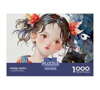 Discord_sinoshow_24085_cute_little_girl_with_brown_hair_in_pigtails_wea_eae9deb8-a055-457b-a24e-e7cb07b690d1_4 1000 Pezzi Jigsaw Puzzle Difficile, Impegnativo, Quasi Impossibile Puzzle, Juguetes Educ